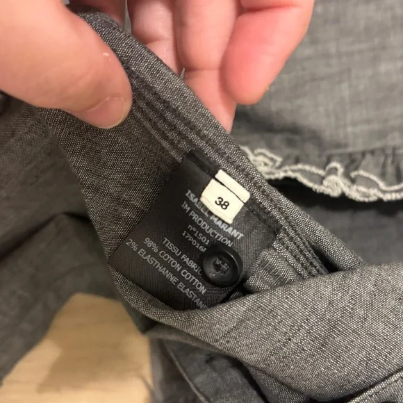 NWOT Isabel Marant Etoile LAWENDY Grey Top - Picture 7 of 8